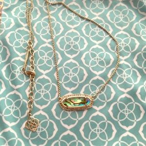 Kendra Scott Abalone Annika Necklace in Gold